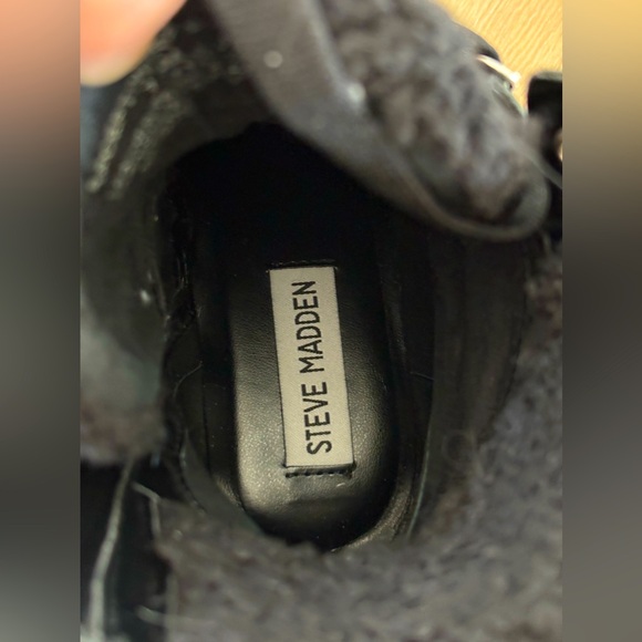 Steve madden black ankle boots for women size 7.5 - Picture 9 of 17